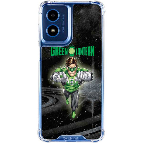 DC Comics Green Lantern Flying Action Pose Moto G 5G (2024) Clear Case